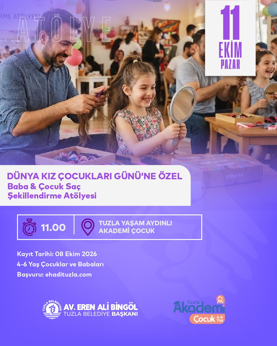 BABA & ÇOCUK SAÇ ŞEKİLLENDİRME ATÖLYESİ (EKİM AYI)
