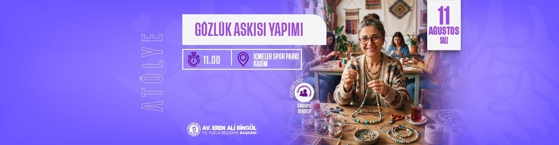 GÖZLÜK ASKISI YAPIMI (HOBİ ATÖLYESİ)