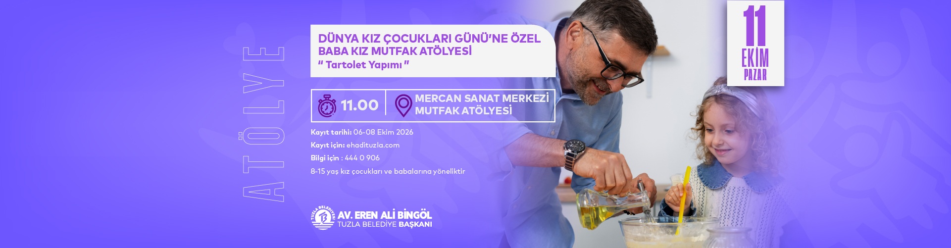 BABA KIZ MUTFAK ATÖLYESİ TARTOLET YAPIMI (HOBİ ATÖLYESİ)