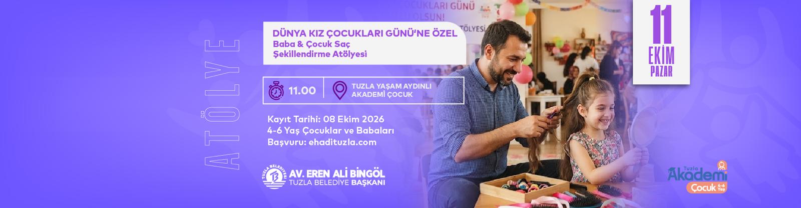 BABA & ÇOCUK SAÇ ŞEKİLLENDİRME ATÖLYESİ (EKİM AYI) (HOBİ ATÖLYESİ)